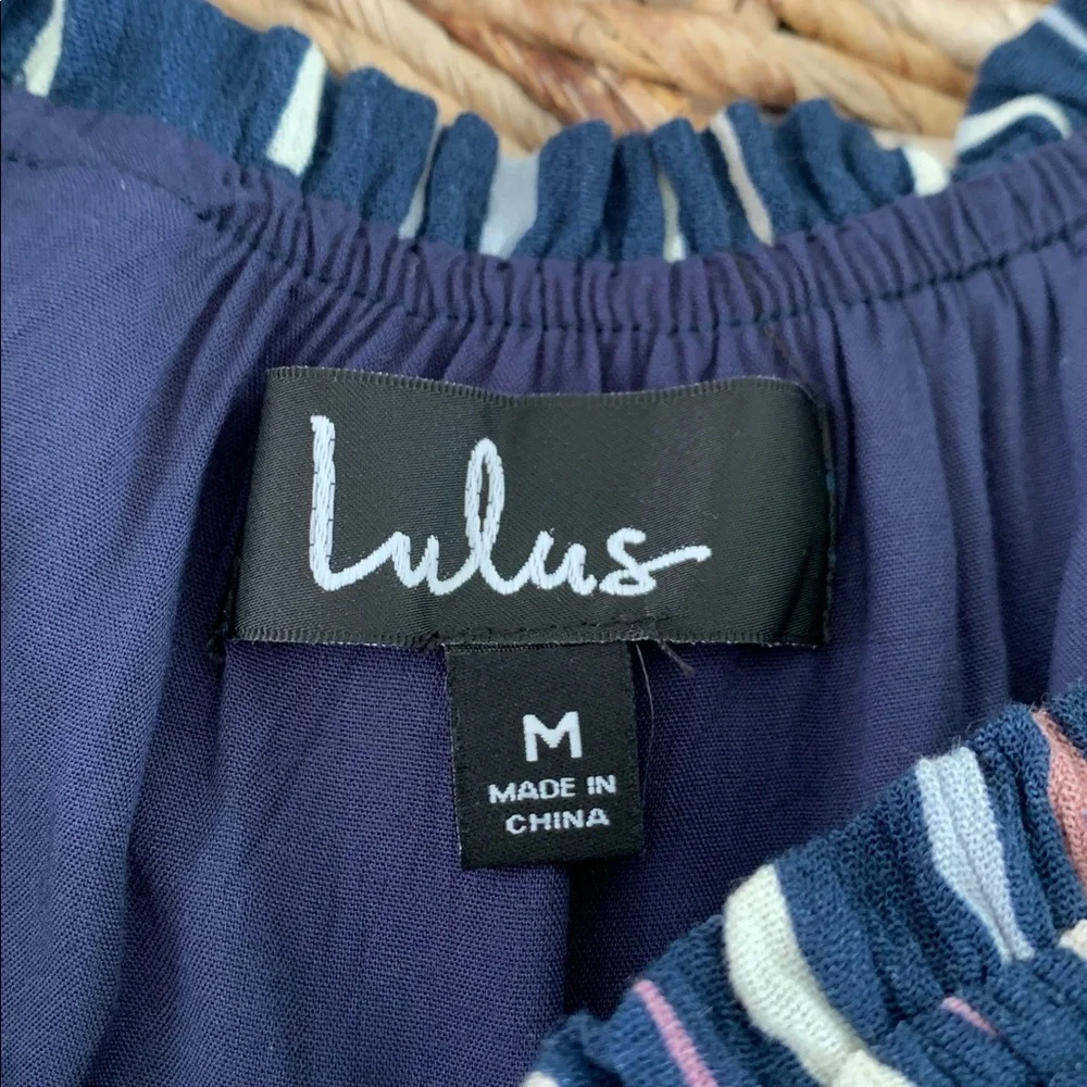 Lulus True Radiance Off-the-Shoulder Jumpsuit NWT